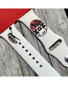 Personalized Cheer Mom Football Watch Band