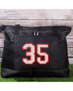 Personalized Number Tote Bag Sport Tote Bag