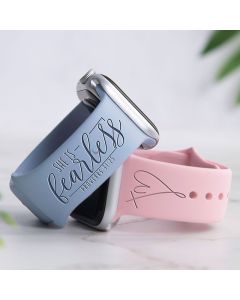 She is Fearless Proverbs 31:25-Engraved Watch Band