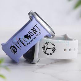 Keep Different inspirational silicone engraved Watch band