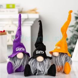 Personalized Cute Witch Gnome Mysterious little Wizards 