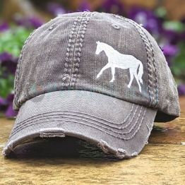 Horse Baseball Cap Equestrian Gift Hat