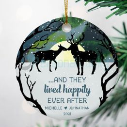 First Christmas Together Ornament Cute Wedding Gift