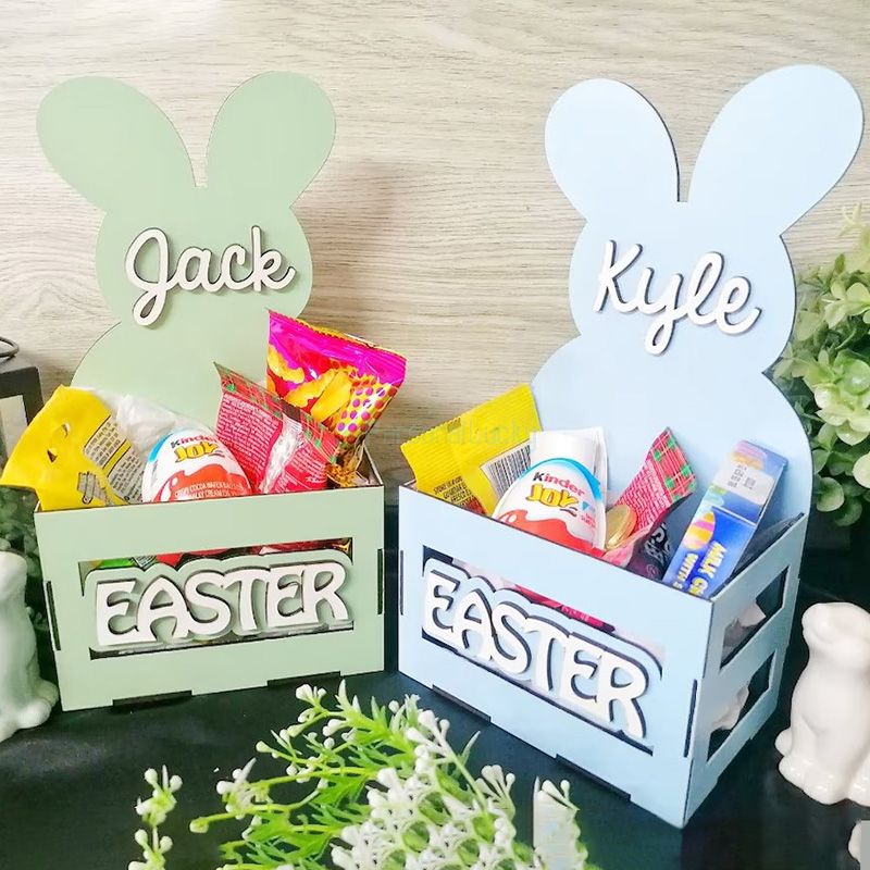 Personalized Easter Treats Box Bunny Box