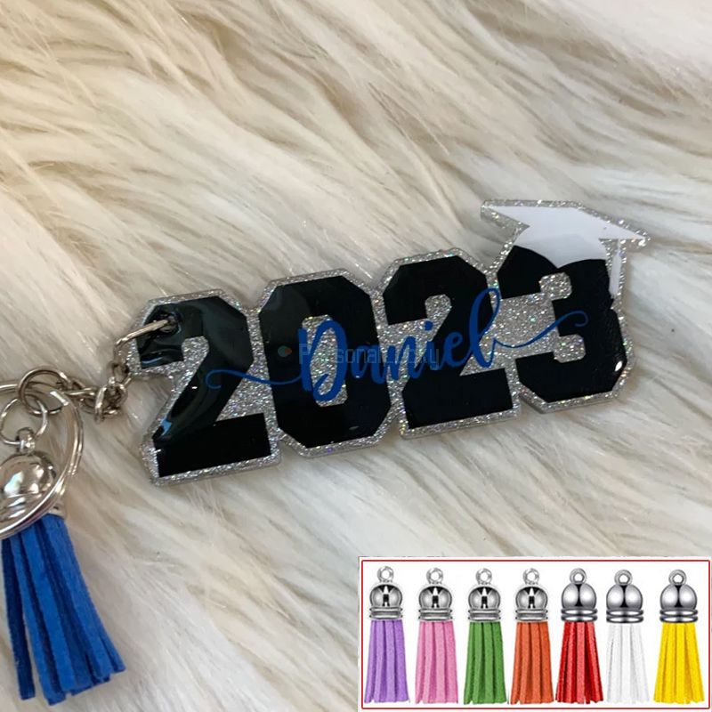 Custom Name 2023 Graduate Keychain Class of 2023 Gift