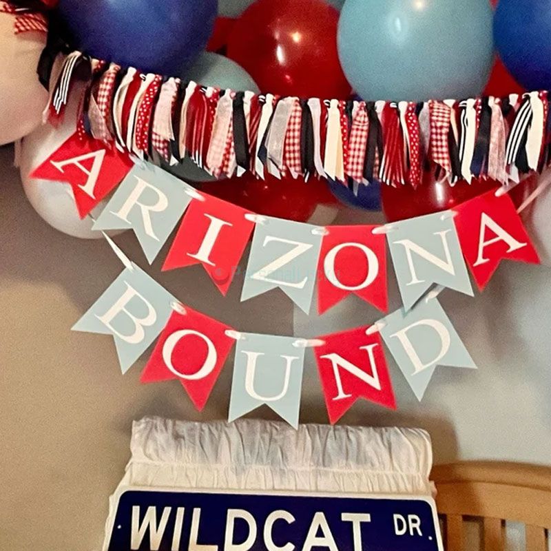 Customized College Name Banner, High School Graduation Banners