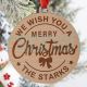  Personalized  Wish You A Merry Christmas Wood Ornament
