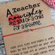 Back To School Teacher Gift apple Wish Bracelet 