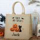 Personalized Trick or Treat Halloween  Burlap Bag
