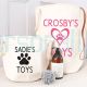 Customized Dog Toys Storage Bag Toy Basket 