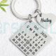 Personalized 2020 DATE Core Keychain