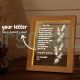 Personalized Hand-Written Letter Night Light - Mother's Day Gift Ideas
