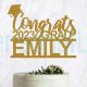 Graduation Cake Topper Custom Congrats 2023 Grad Decor