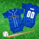 Custom Baby Baseball Jersey Bodysuit