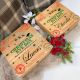 Custom UV Print Christmas Wooden Eve Box Kids Xmas Gift