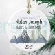 Personalized Adventure Awaits Baby First Christmas Ornament