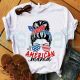 All American Mama July 4th US Flag Mom Tshirt