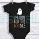 I'M Here For The Boobies Baby onesies Funny Halloween Gift