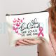 Breast Cancer Awareness Cosmetic Bag makeup bag for Women