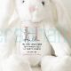 Personalized Christening Gift Plush Christening Rabbit