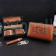 Personalized Travel Cigars Case with Accessories Leather Cigar Bag