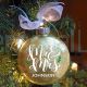 Personalized Mr & Mrs Our First Christmas Ornament Wedding Gift