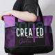 Created With a Purpose Tote Bag, Christian Faith, Jesus Gift