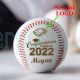 Custom Baseball with Name & School LOGO Graduation Gift