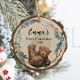 Personalized Cute Bear Baby First Christmas Ornament