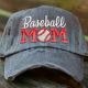 Distressed Baseball Softball Mom Cap baseball Hat