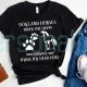 Dog And Horse Makes Me Happy Horse Lover Shirt