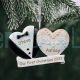 Personalized Wedding Dress Ornament Married and Engaged Gift