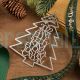 Personalized Christmas Tree Ornament Laser Cut Ornament