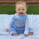 Personalized Easter Outfit With Bunny Design and Name