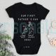 First Father's Day Baby Onesie Cute Giraffe Personalized Outfit