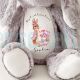 Personalized Bunny Love Heart Plush Toy Valentine Love Baby Bunny Gift