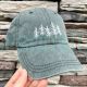 Embroidered Forest Trees Baseball Cap Dad Hat 