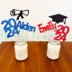 Graduation Cupcake Toppers Graduation Party Decorations Class of 2024 (4 pack)