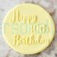 Custom Your Year Happy Birthday POP up Embosser Cookie Stamp