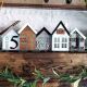Personalized Family Sign, Custom Standing House Centerpiece