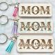 Personalized Mom Keychain Cute Mother's Day Gift
