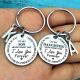 “To My Son/Daughter” Stainless Steel keychain