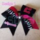 Personalized Back to School Softball Baseball Team Cheer Bow 