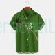 Men's St. Patrick's Day Print Short Sleeve Shirt