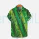 Men's St. Patrick's Day Clover Casual Fashion Shirt