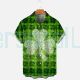 Men's St. Patrick's Day Big Clover Casual Fashion Shirt