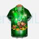 St. Patrick's Day Chest Pocket Beer Short Sleeve Shirt