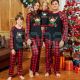 Merry Christmas Family Pajamas Hoilday Family Matching Pajamas Set