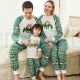 Merry Christmas Green Family Pjs 2022 Family Matching Pajamas Christmas Eve Pjs