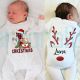 My 1st Cute Penguin And Bear Christmas Romper